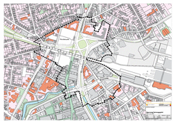 Geltungsbereich Nördliche Innenstadt. Plan: Stadt Oldenburg