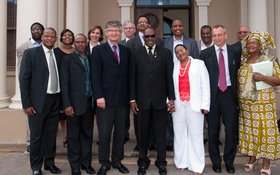 Empfang des Bürgermeisters Wayile und des Rates der Metropolregion Nelson Mandela Bay (Port Elizabeth). Foto: Stadt Oldenburg