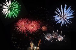 Eröffnungsfeuerwerk des Oldenburger Kramermarkts 2015. Foto: Hans-Jürgen Zietz