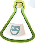 Glasbehälter mit Lachgas. Grafik: OpenClipart-Vectors/Pixabay