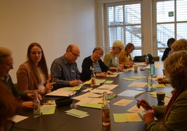 Die Teilnehmenden des Workshops „Altersfreundliche Stadt weiterdenken“ tauschten sich intensiv aus und arbeiteten aktiv mit. Foto: Uni Oldenburg