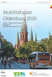 Deckblatt des Mobilitätsplans Oldenburg 2030. Foto: Stadt Oldenburg