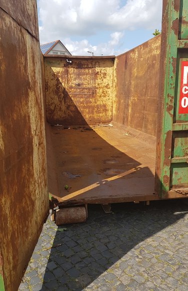 Der Container wartet darauf, befüllt zu werden. Foto: Stadt Oldenburg