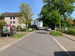 Die Straße Hartenkamp nach dem Ausbau