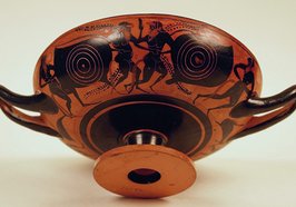 Schwarzfigurige Augenschale, griechisch, etwa 520/10 v. Chr., Foto: Stadtmuseum Oldenburg
