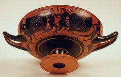 Schwarzfigurige Augenschale, griechisch, etwa 520/10 v. Chr., Foto: Stadtmuseum Oldenburg