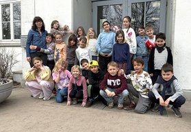 Schülerinnen und Schüler der Grundschule Bürgeresch Klasse 3b