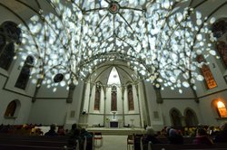 Lichterfest in der Oldenburger Garnisonkirche. Foto: Hans-Jürgen Zietz