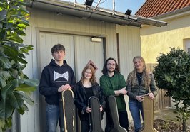 Das Oldenburger Gitarrenquartett. Foto: Werner Bornhorst