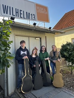 Das Oldenburger Gitarrenquartett. Foto: Werner Bornhorst Das Oldenburger Gitarrenquartett. Foto: Werner Bornhorst