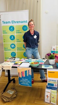 Mitarbeiterin Julia Rehbein vom Fachdienst Bürgerschaftliches Engagement. Foto: Stadt Oldenburg Mitarbeiterin Julia Rehbein vom Fachdienst Bürgerschaftliches Engagement. Foto: Stadt Oldenburg