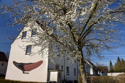 Blühende Kirsche an der Eike-von-Repkow-Straße (verändert). Foto: Hans-Jürgen Zietz