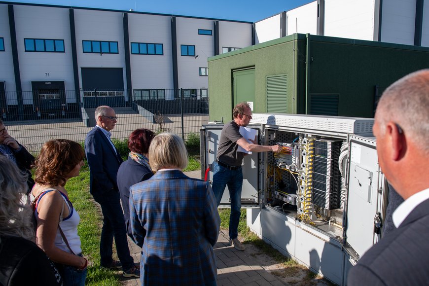 Impressionen des 39. Kontaktpunkt Wirtschaft der Wirtschaftsförderung Stadt Oldenburg in den Räumlichkeiten von Glasfaser NordWest. Fotos: Michael Stephan