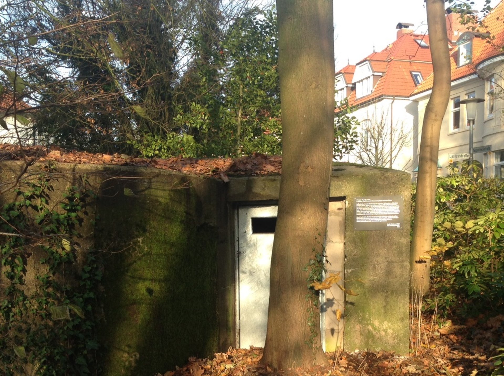Kleiner Rundbunker an der Tappenbeckstraße/Ecke Lasiusstraße. Foto: Stadt Oldenburg
