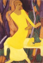 Abbildung des Bildes „Die Froschprinzessin“ von Christian Rohlfs von 1913. Quelle: Landesmuseum Kunst & Kultur Oldenburg