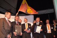 Celebration after the title „City of Science“ was awarded to Oldenburg. Picture: City of Oldenburg