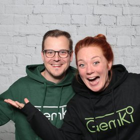 Pia Löber-Wille und Andre Voigt vom GemKi-Klicktheater. Foto: GemKi
