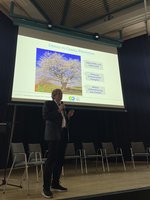 Prof. Braungart im Vortrag. Foto: Stadt Oldenburg