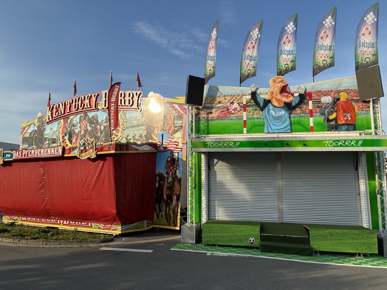 Das Kentucky Derby und der Bolzplatz beim Aufbau am 28. September 2026. Foto: Stadt Oldenburg