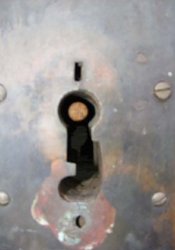 Das große Schlüsselloch des Mausoleums. Foto: Stadt Oldenburg Das große Schlüsselloch des Mausoleums. Foto: Stadt Oldenburg