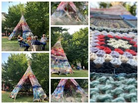 Collage von der Eröffnungsfeier in Bloherfelde. Foto: Stadt Oldenburg
