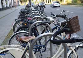 Die Anlehnbügel am Heiligengeistwall werden viel genutzt. Foto: Stadt Oldenburg