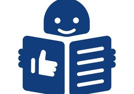 Icon zur Leichten Sprache: Männchen liest ein Buch. Foto: guukaa/AdobeStock