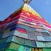 Vorschau: Seitenansicht des Kreyenbrücker „Tipis“. Foto: Werner Ufferhardt.
