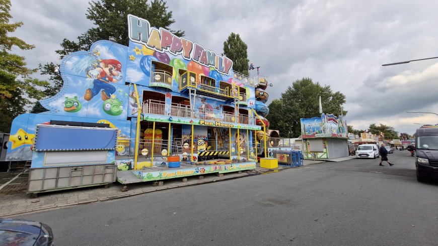 Der Aufbau vom Laufgeschäft Happy Family am 24. September 2024. Foto: Stadt Oldenburg