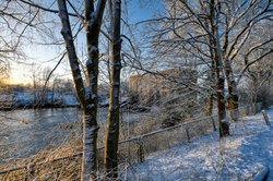 Oldenburger Winterlandschaft. Foto: Hans-Jürgen Zietz