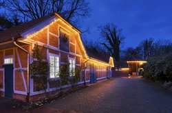 Weihnachtsstimmung im Oldenburger Schlossgarten. Foto: Hans-Jürgen Zietz