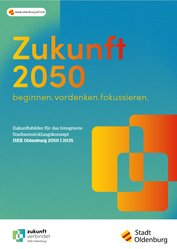 Cover der Broschüre zur Zukunft 2050. Gestaltung: Stroh Design