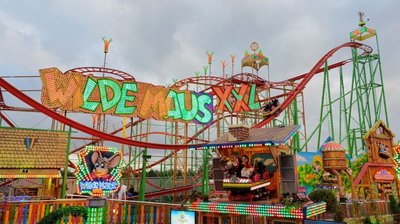 Die Wilde Maus XXL auf dem Kramermarkt 2018. Foto: Stadt Oldenburg