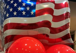 Luftballos bei der Eröffnung der „USA Begegnungen. Foto: Jörg Hemmen