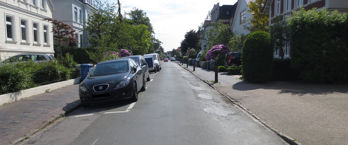 Ansicht Ziegelhofstraße Blickrichtung Würzburger Straße. Foto: Stadt Oldenburg