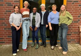 Franziska Breul (1. von links) und ihr Team sind im Stadtteiltreff Kreyenbrück Ansprechpartnerinnen für die Bürgerinnen und Bürger. Foto: Stadt Oldenburg