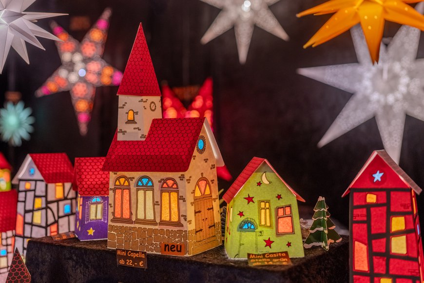 Sascha Stüber Der Stand „Sterne vom Himmel“ auf dem Lamberti-Markt 2025. Foto: Sascha Stüber