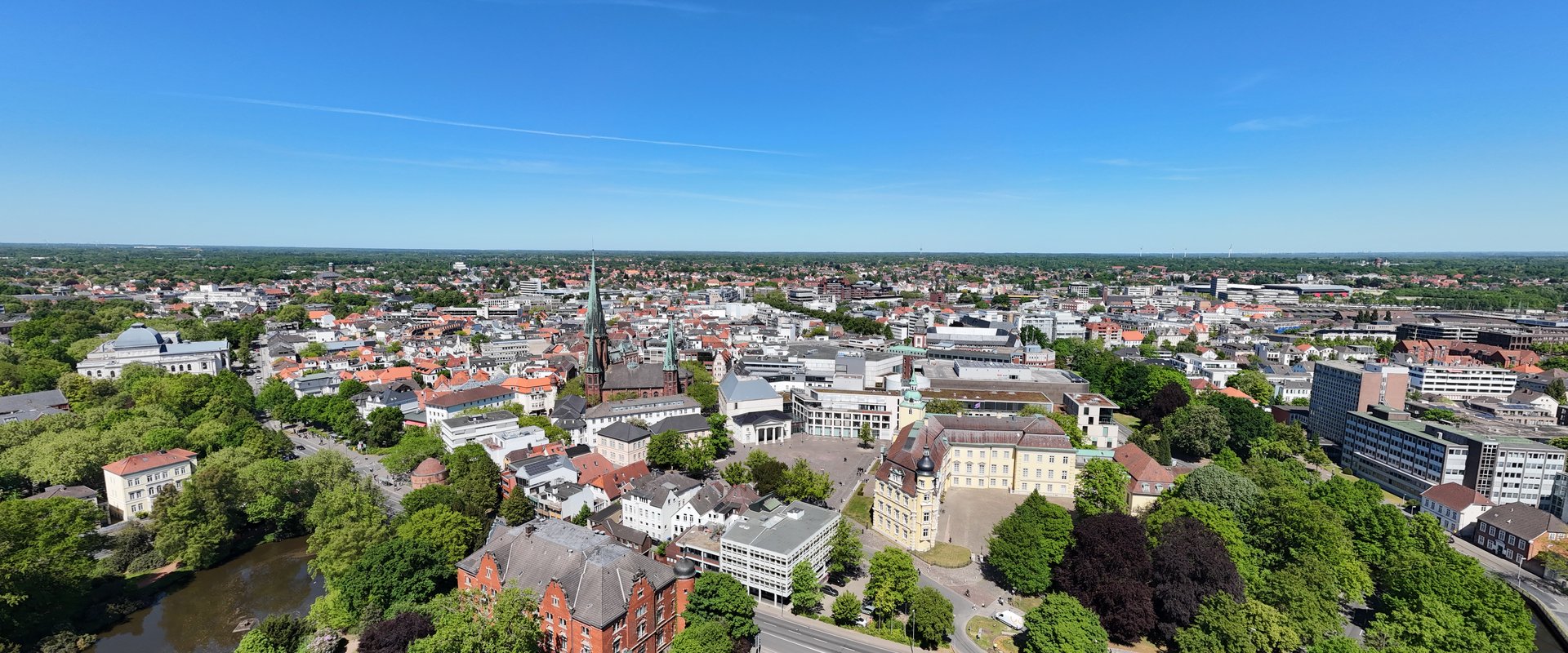 Luftbild der Stadt Oldenburg. Bild: Torsten von Reeken