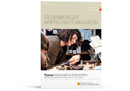Das Titelbild des Oldenburger Wirtschaftsmagazins zeigt Inhaberin Tina Stöhr von „TiTo - Manufaktur für Geschmeide“ und eine Mitarbeiterin bei der Arbeit. Foto: Izabela Mittwollen