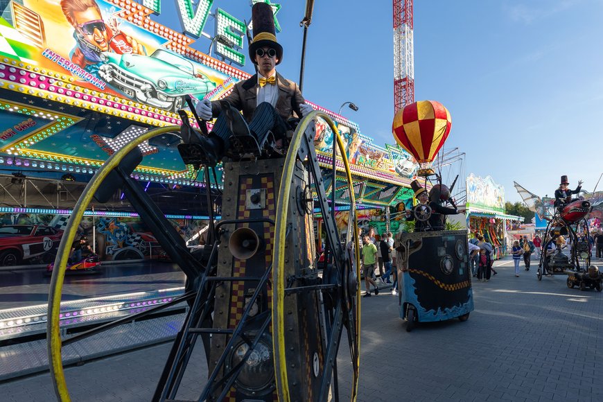 Die Steamroadsters bei der Kramermarkt-Parade 2026. Foto: Sascha Stüber