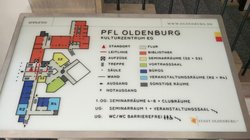 Abbildung taktil erfassbarer Orientierungsplan. Foto: Stadt Oldenburg. 