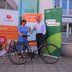 Vorschau: Daniela Pfeiffer, Vorstandsvorsitzende MENTOR OLDENBURG, und Holger Sandker, stellvertretender Vorstandsvorsitzender OLB-Stiftung, freuen sich auf viele Kilometer zum Erreichen des ersten Etappenziels. Foto: Stadt Oldenburg