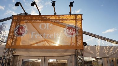 Das OL's-Zelt auf dem Kramermarkt 2018. Foto: Stadt Oldenburg