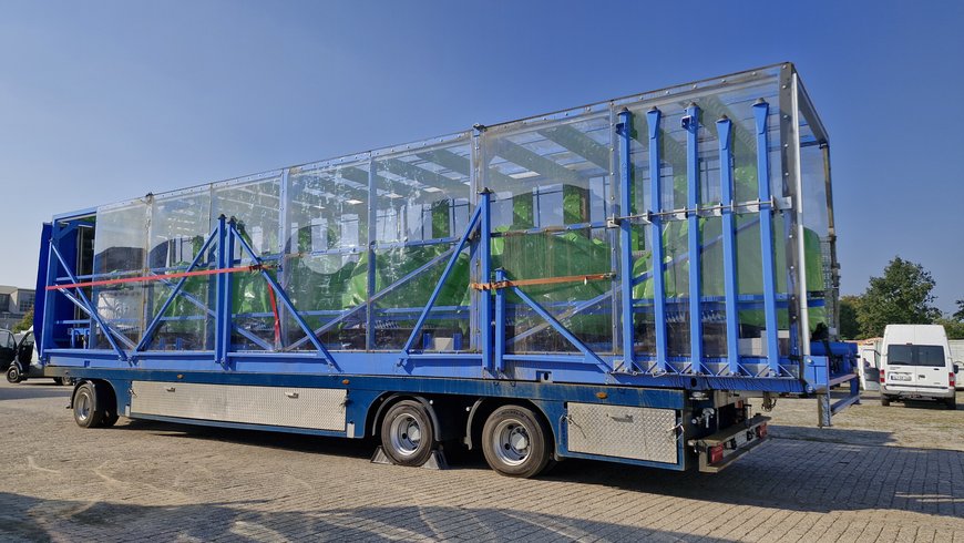 Transporter vom Heidi The Coaster beim Aufbau am 18. September 2024. Foto: Stadt Oldenburg