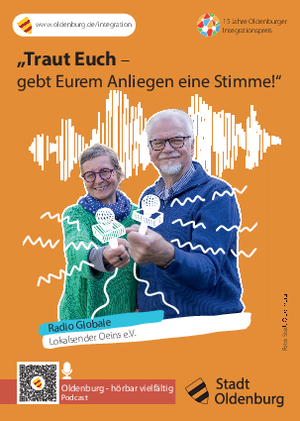 Postkarte zum Projekt: „Musik mit Künstler*innen aus unterschiedlichen Ländern“ Foto: Stadt oldenburg Postkarte zum Projekt: „Musik mit Künstler*innen aus unterschiedlichen Ländern“ Foto: Stadt oldenburg