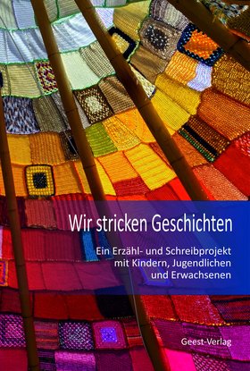 Buchcover „Wir stricken Geschichten“ (Geest-Verlag)