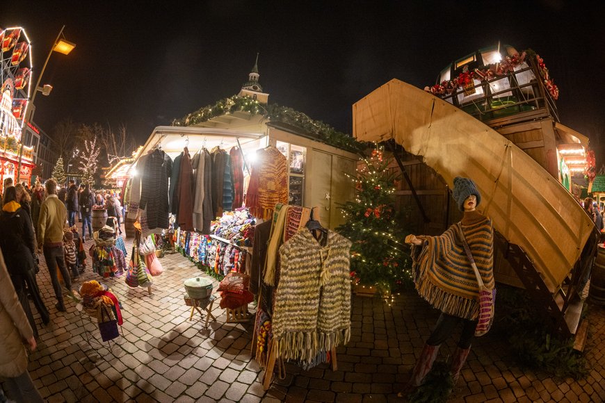 Sascha Stüber Winterbekleidung und Filzartikel auf dem Lamberti-Markt 2025. Foto: Sascha Stüber
