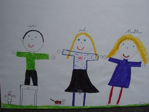 Vater Kind Mutter - Bild: Privat