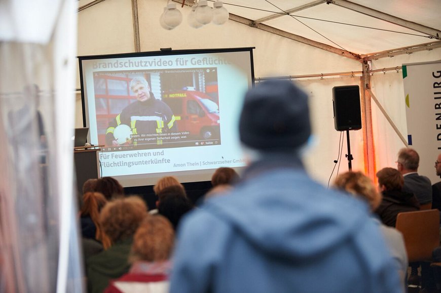 Bandschutzvideo eines Bewerbers. Foto: Foto- und Bilderwerk