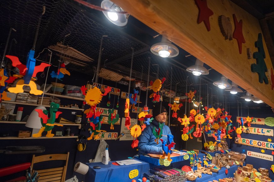 Kusthandwerk auf dem Lamberti-Markt 2023. Foto: Sascha Stüber